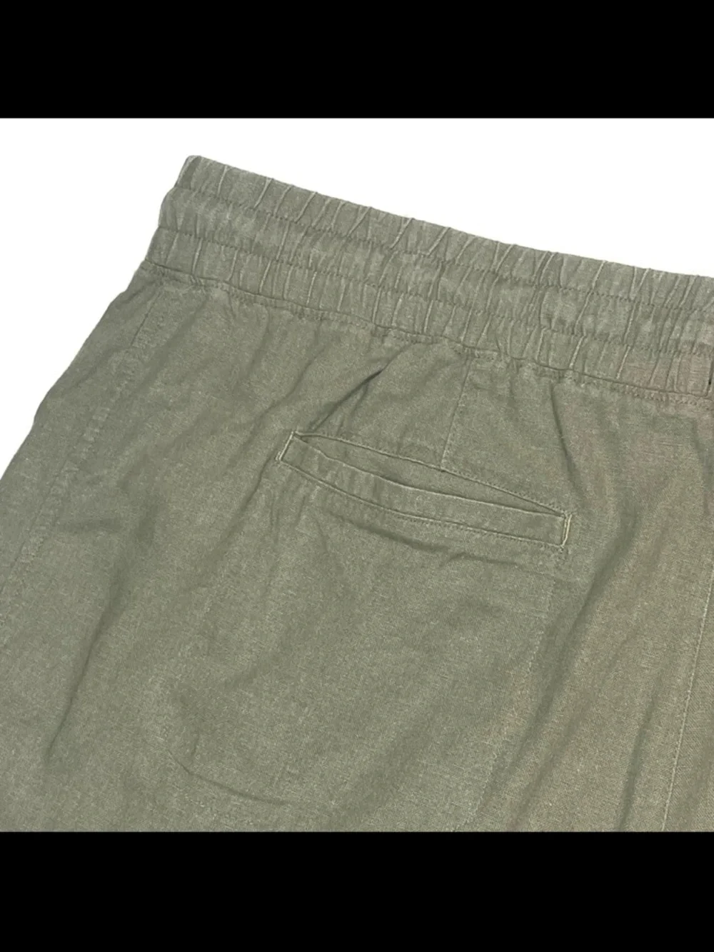 Gap nwot Olive Green Drawstring Women’s Casual Shorts size medium - Picture 7 of 8